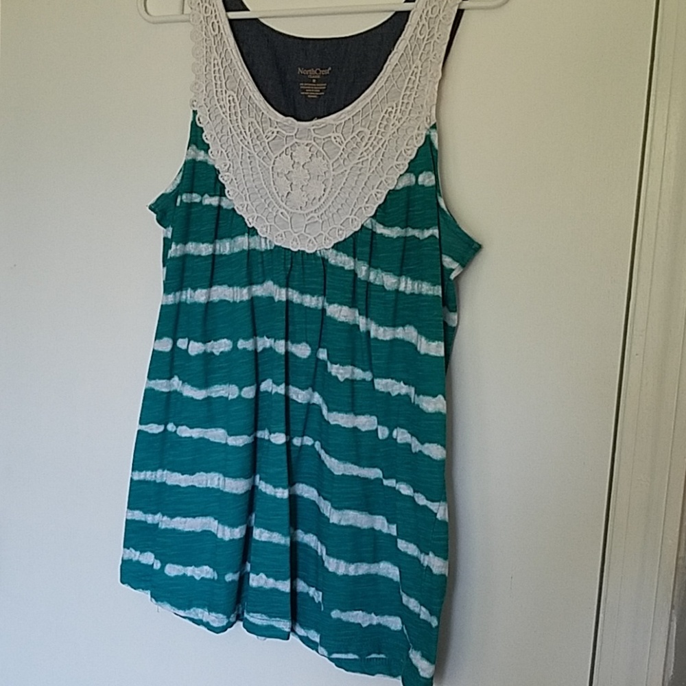 Lace Accent Top